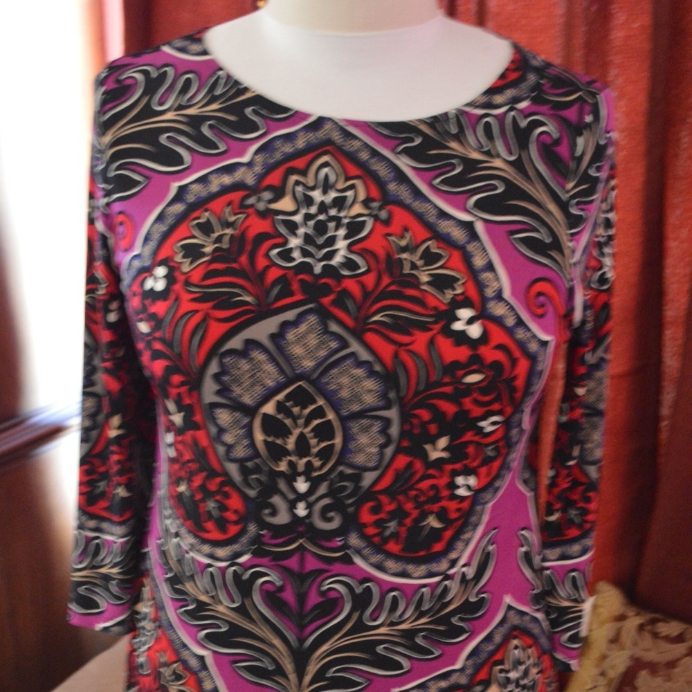 Vintage 90's Tunic Blouse - Style & Co.   Large